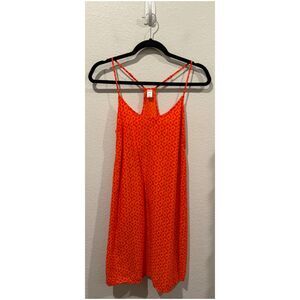 OLD NAVY Summer Orange Sleeveless Mini Dress